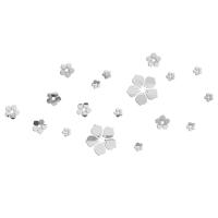 ราคา สติ๊กเกอร์ตกแต่งบ้านมีกาวติดกระจกลายดอกไม้ติดสติกเกอร์ติดผนังแบบลอกออกได้18ชิ้น ชุด (19699062344)