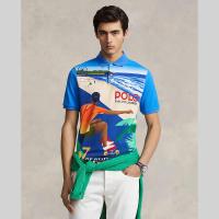 ราคา Sale Polo Ralph Lauren เสื้อโปโลผู้ชาย Polo Classic Fit Mesh Polo Shirt รุ่น MNPOKNI1N822407 สีหลากสี (20757881487)