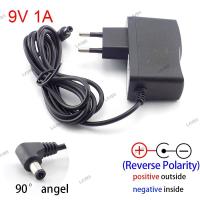 ราคา AC DC 9V 1A 1000ma Power Adapter Supply Reverse Polarity Charger Adaptor AC 100V 240V Converter Negative Inside Switch YB8TH (19515812114)