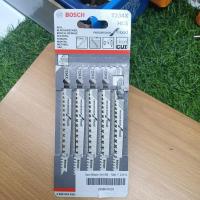 ราคา BOSCH ใบเลื่อยจิ๊กซอว์ตัดไม้ รุ่น 2608633528 T234X 5 ใบ แพค (17380861423)