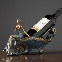 ราคา Women Shaped Sculptures Wine Bottle Holder Premium Resin Design Sturdy Sculptures Wine Rack Kitchen Decoration Crafts Bolero (10650018195)
