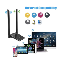 ราคา Dual Band 1200Mbps USB 3 0 WiFi Adapter AC1200ไร้สาย USB Wifi Lan Lan Dongle 2 4G 5Ghz Wi Fi ตัวรับสัญญาณเสาอากาศการ์ดเครือข่าย (10936118511)