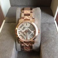ราคา Burberry BU9039 38 mm Rose Gold tone Dial Stainless Steel Quartz Ladies Watch BU9039 หรูหรามาก (18094436068)