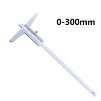 ราคา Accurate measurement Depth Vernier Caliper Depth Caliper Depth Measuring Ruler 0 150 0 200 0 300mm Depth Gauge (19715688766)