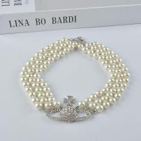 ราคา 2023แท้ Vivienne Westwood Queen แม่วิเวียนย้อนยุคสามชั้นไข่มุกเต็มสร้อยคอเพชรอิ่มตัวขนาดใหญ่เทรนด์ใหม่ (20651043119)