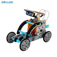 ราคา 13 in 1 Science Solar Robot Kit For Kids STEM DIY Solar Powered Building Blocks Educational Toys For Boys Girls (20246597389)