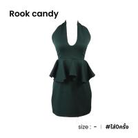 ราคา Rock candy มินิเดรสคล้องคอระบายเอว D029 13 (19788707397)