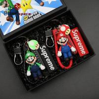 ราคา สำหรับท่านชายหญิงรถพวงกุญแจมาริโอ้สุดๆน่ารักสไตล์เกาหลีกระเป๋าเป้สะพายหลังสุดสร้างสรรค์ลายมาริโอพวงกุญแจ (20665626031)