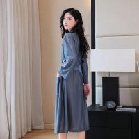 ราคา ST ชุดราตรีผ้าไหมน้ำแข็งสำหรับสำหรับทั้งหญิงและชายเสื้อคลุมอาบน้ำผ้าบางคู่ที่เรียบง่ายให้เหงื่อเสื้อคลุมอาบน้ำโรงแรมชุดเดรสผ้าไอซ์ซิลค์ (19522013983)