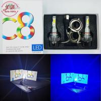 ราคา 1คู่ ไฟหน้ารถยนต์ C8 LED 3สี ขาว ไอซ์บลู เหลือง สำหรับไฟหน้า ไฟตัดหมอก สำหรับรถทุกรุ่น 72W 7200LM รับประกัน 3 เดือน (20744093085)