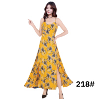ราคา พร้อมส่ง ชุดเดรสผู้หญิง สายเดี่ยว ผ่าข้าง ลายใบไม้ ใส่สบายไม่ร้อน ชุดเดรสกระโปรงยาวผญ สินค้าพร้อมส่ง เสื้อผ้าผู้หญิง เสื้อผ้าแฟชั่น (13143299254)