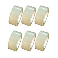 ราคา เทปปิดกล่อง 48 มม x45 หลา ขนาด2นิ้ว 6ม้วน มี2แบบ สีใสและน้ำตาล (1408272038)