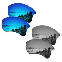 ราคา HOTnewSmarLT 2คู่แว่นกันแดด P Olarized เปลี่ยนเลนส์สำหรับ Oakley Flak แจ็คเก็ต XLJ น้ำแข็งสีฟ้าและสีเงิน TitaniumHotsale (20356309779)