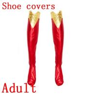 ราคา Superwoman Dress Cosplay Costumes Super Girls Dress Shoe Covers Suit Superhero Woman Super Hero Kids Halloween Costume (19783037325)