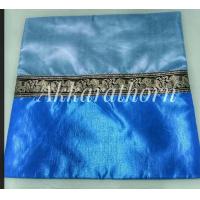 ราคา ปลอกหมอน หมอนอิง หมอนตกแต่งสไตล์ลายไทย สีฟ้า Thai Pillow Cover (15625955861)