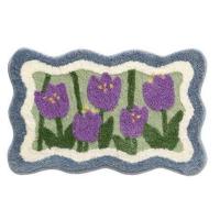 ราคา suisui COD พรมเช็ดเท้า พรมนิ่ม พรมงานปัก 3D พรมเช็ดเท้ากันลื่น พรมขนแคชเทียร์เทียม พรมเช็ดเท้าหน้ายิ้ม (16941592940)