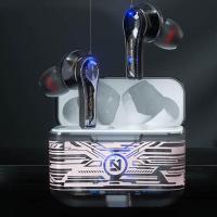 ราคา TS 200เส้นขยุกขยิก TWS ชุดหูฟังบลูทูธไร้สายสัมผัส Esports เกมโปร่งแสงสำหรับ IPhone Android (20035111667)