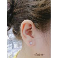 ราคา ต่างหูเพชรเม็ดเดียว ต่างหูเพชรกลมต่างหูเจ้าสาว ต่างหูใส่ออกงานเพชรสวย พร้อมส่ง (16984703720)