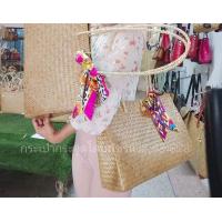 ราคา ใบใหญ่คุ้มเว่อร์ ทรงจีบข้าง กระเป๋าสาน กระเป๋า กระจูด ทรง จีบ ข้าง ขนาด ใหญ่ 15 10 นิ้ว (17021167237)