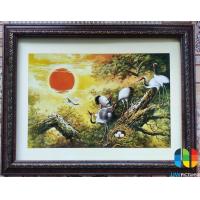 ราคา กรอบรูปกระจกพร้อมภาพ มงคล นกกระเรียน ขนาด18 23 นิ้วหรือ45 7 58 4เซนติเมตร (7806700837)