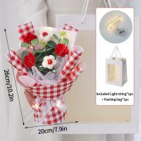 ราคา ช่อดอกกุหลาบประดิษฐ์ 1 ช่อ ของขวัญวันแม่ สําหรับผู้หญิง ดอกไม้รับปริญญา ช่อใหญ่ ของขวัญรับปริญญา (20410226024)