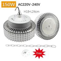 ราคา Industrial Lighting LED High Bay Light 220V Warehouse Garage Light 100W 150W 200W 250W High Brightness Factory Workshop Lights (18810473395)