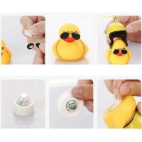 ราคา Cartoon Yellow Little Duck Shape Bicycle Bell Shining Mountain Bike Head Light helmet trefoil bamboo dragonfly (15260294297)