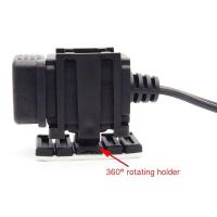 ราคา Motorcycle 4 2A Dual USB Charger Socket Power Adapter With 160cm Cable for BMW DIN Hella Plug Phone iPhone GPS SatNav (20147404225)