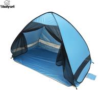ราคา Studyset IN stock Pop Up Light Weight Tents UV50 SPF Sun Protection Ultralight Water Proof Family Camping Tent With Storage Bag (19991667683)