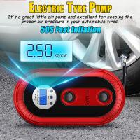 ราคา เครื่องอัดลมรถยนต์ขนาดเล็ก12V 150PSI รถแบบพกพาสมาร์ทเครื่องสูบยางปั๊มเติมลมที่สูบลมยางไฟฟ้าสำหรับรถยนต์รถจักรยานเรือปั๊มลม (17135212119)
