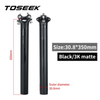 ราคา TOSEEK จักรยาน Seatpost 27 2 30 8 31 6X350 400Mm คาร์บอนไฟเบอร์จักรยานที่นั่งโพสต์ (16769041118)