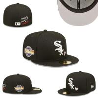 ราคา ยอดนิยมใหม่คุณภาพสูงขายหมวกเบสบอล Chicago White Sox Chicago White Sox คู่รักปักแบนหมวกกีฬาหมวกปิดเต็ม (18800740218)