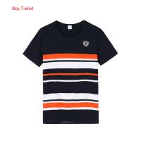ราคา Mommy Mommy Daughter Son Stripe Print T Shirt Top Shirt Dress Pants Family Look Set Couple Striped T Shirt Dress (15639792527)