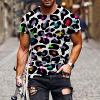 ราคา เสื้อยืดผู้ชายแขนสั้นพิมพ์ลายเสือดาว3d ฤดูร้อนแฟชั่นเท่ๆ (19747106231)
