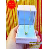 ราคา สร้อยคอเงินแท้ 92 5 พร้อมจี้ทองแท้ 99 99 น้ำหนัก0 1 0 2 กรัม จี้ทองแท้มีใบรับประกันสามารถขายได้ (20069680390)