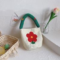 ราคา OKADY กระเป๋าเด็กลายการ์ตูนปักดอกไม้ถือกระเป๋าผ้าใบกระเป๋าสะพายไหล่ถนนอินเทรนด์ (19048629870)