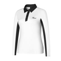 ราคา Azurewayนอกจากนี้ Taylormade j LINDEBERG Titleist Malbonแมวป่าฉบับภาษาเกาหลีใหม่ฤดูใบไม้ร่วงและฤดูหนาวใหม่สำหรับเล่นกอล์ฟผู้หญิงแขนยาวเสื้อกีฬากลางแจ้งระบายอากาศกันแดดเสื้อยืดโปโลบาง (19066902389)