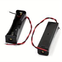 ราคา 1pc 18650 Battery Box Lithium Battery 1 2 3 4 Black Plastic 18650 Series Connection Battery Holder With Cord Battery Box (20898529815)