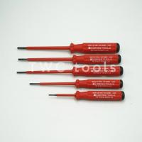 ราคา PB Swiss Tools ไขควงกันกระแสไฟฟ้า ปากแบน รุ่น PB 5100 ไขควงกันไฟฟ้า ไขควงหุ้มฉนวน แกนหุ้มฉนวนกันไฟได้ถึง AC 1000V DC 1500V Swiss Made PB5100 (21163046049)
