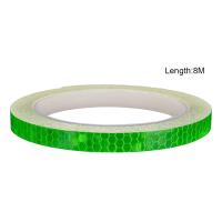 ราคา Eboo 1 ชิ้น 8 เมตรรถจัดแต่งทรงผมแถบสะท้อนแสงเทปรถจักรยานยนต์จักรยานร่างกายริมล้อลายเทปสติกเกอร์ตกแต่งเรืองแสง สีฟ้า สีแดง สีเหลือง (2710848840)