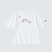 ราคา เสื้อยืดสีขาวUniqlo เสื้อยืดสําหรับสตรีแขนสั้นคอกลมพิมพ์ลาย Disney Ut (20468783140)