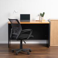 ราคา โต๊ะทำงานไม้ 1 20 ม รุ่น 5D1200 สีเชอร์รี่ ไม่รวมประกอบ LAN (20316249395)