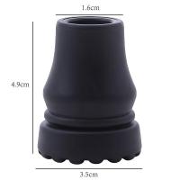 ราคา 16 22mm Rubber Pad Cap Antiskid Walking Stick Crutch Cane Bottom Pads Cover Protector Climbing Hiking Trekking Pole Tip (19810112813)