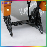 ราคา xuhaiy จักรเย็บผ้าขนาดเล็ก VINTAGE พร้อมผ้าสำหรับ1 12 Scale dollhouse Decoration (19913796595)