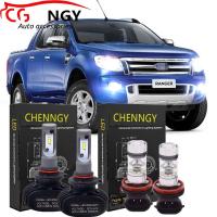 ราคา สำหรับ Ford Ranger T6 ปี2012 2015 ไฟหน้า LED ไฟต่ำสูง ชุดหลอดไฟตัดหมอก (16193739067)
