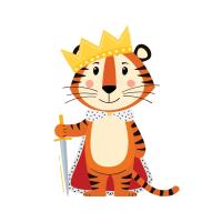 ราคา ผ้าเช็ดอเนกประสงค์ ผ้าเช็ด ลายเสือ Zinc Oxide Nano Handkerchief Little Tiger 1 pc (13799902731)