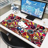 ราคา แผ่นรองเมาส์เกมมิ่งขนาดใหญ่ Hellos Cat Kitty Rubber Pads แผ่นรองเมาส์ แผ่นรองเมาส์เกมการ์ตูนอะนิเมะ (18704927043)