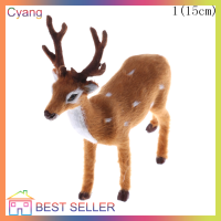ราคา Cyang ตุ๊กตาจำลองกำมะหยี่กวางเอลก์กวางเรนเดียร์คริสมาสต์ตกแต่งวันคริสต์มาส (20776496924)