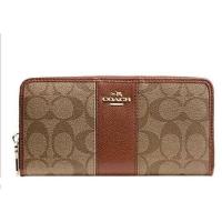 ราคา COACH F52859 กระเป๋าสตางค์ กระเป๋าเงินหญิง กระเป๋าสตางค์ใบยาว (12482724136)