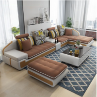 ราคา โซฟาชุดใหญ่ โซฟาห้องรับแขก Living room sofa (19306832478)